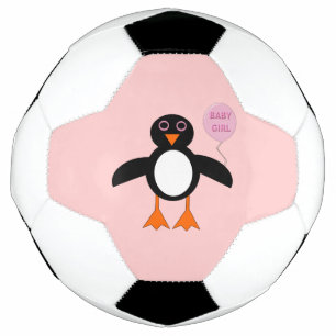 Bola de futebol de menina rosa-branca