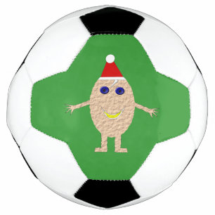 Bola de Futebol de Natal Engraçada de Ovo