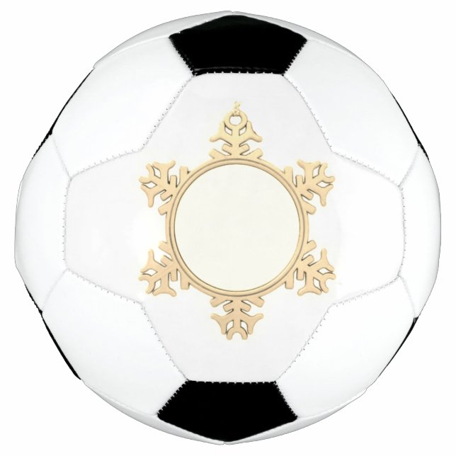Bola de Futebol de Natal por dalDesignNZ (Frente)