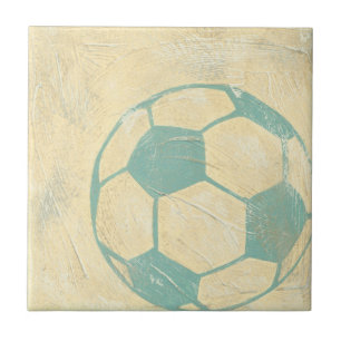 Bola de futebol de Pastel Blue por Chariklia Zarri