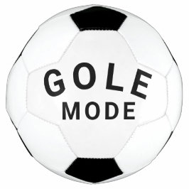 Bola de Futebol de Treino e Jogo com Texto Modo Go