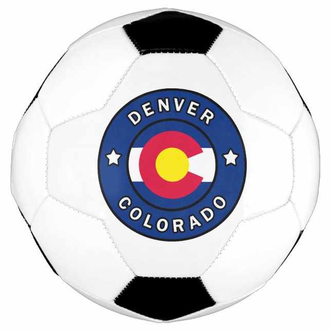 Bola De Futebol Denver Colorado (Frente)