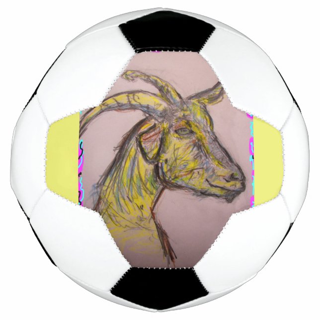 Bola De Futebol desenho por cabra (Frente)