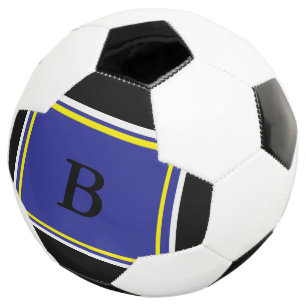 Bola De Futebol Design amarelo azul