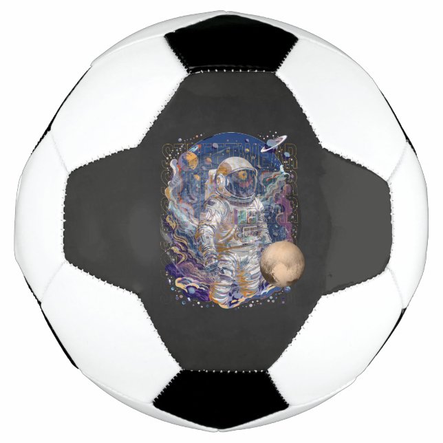 Bola De Futebol Design astronauta (Frente)