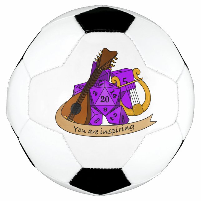 Bola De Futebol Design de Bard Dice (Frente)