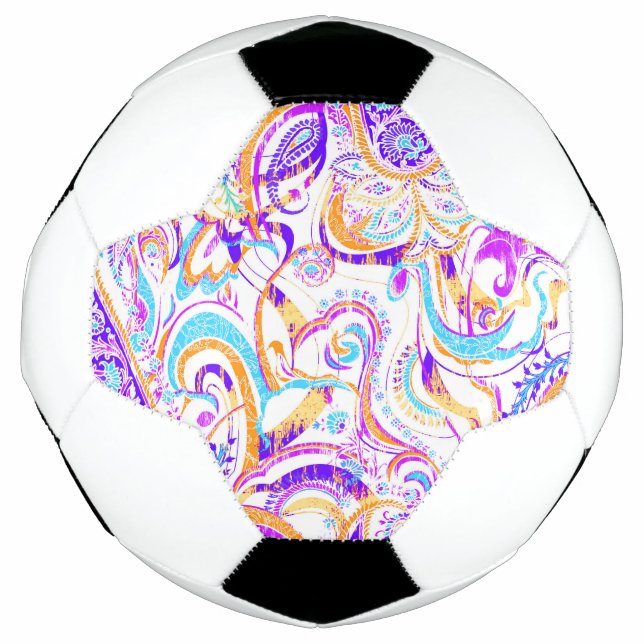 Bola De Futebol Design de cor branca e esbranquiçada (Frente)