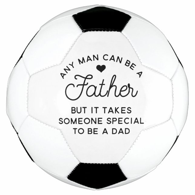 Bola De Futebol Design de Cotação de Pai Especial (Frente)