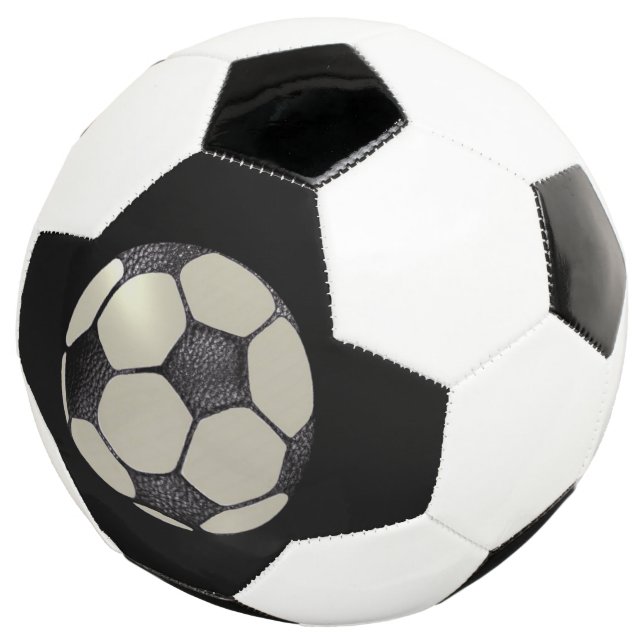 Bola De Futebol Design de futebol de couro (Três quartos)