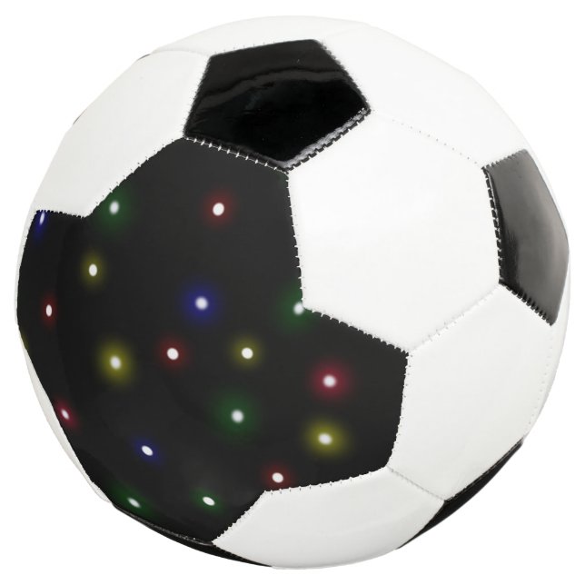 Bola De Futebol Design de luz noturna (Três quartos)