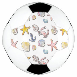 Bola De Futebol Design de praia simples