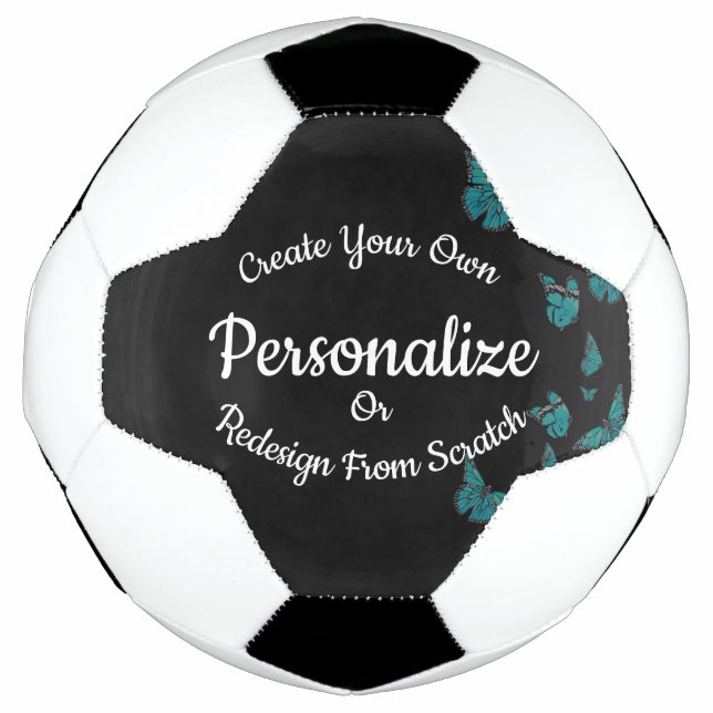 Bola De Futebol Design Desta Personalização (Frente)