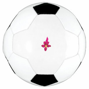 Bola De Futebol Design, Dourado claro, vermelho púrpura