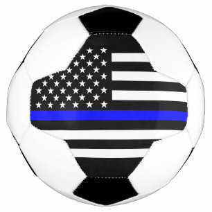 Bola De Futebol Design gráfico Sinalizador de Linha Azul Simbóli