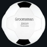 Bola De Futebol despedida de solteiro padrinho adicionar nome mode<br><div class="desc">desenho</div>