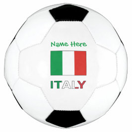 Bola De Futebol Dia da República da Bandeira Italiana Orgulho Pres