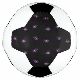 Bola De Futebol Dia das Bruxas, Olhos Roxos, Doce ou Travessura, B