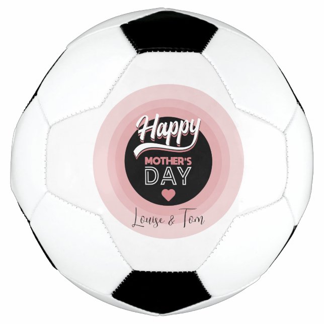 Bola De Futebol Dia de as mães Feliz (Frente)