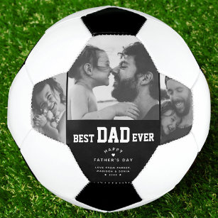 Bola De Futebol Dia de os pais de Colagem Personalizada de Fotogra