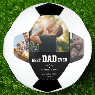 Bola De Futebol Dia de os pais De Fotografia Personalizada De 3 Co