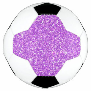 Bola De Futebol Diamante De Luxo Brilhante Roxo
