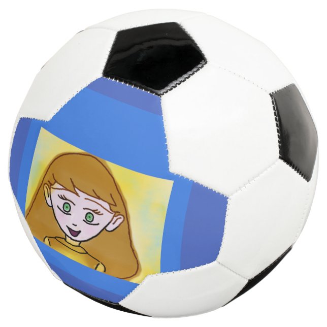 Bola de Futebol do Bingo Azul (Três quartos)