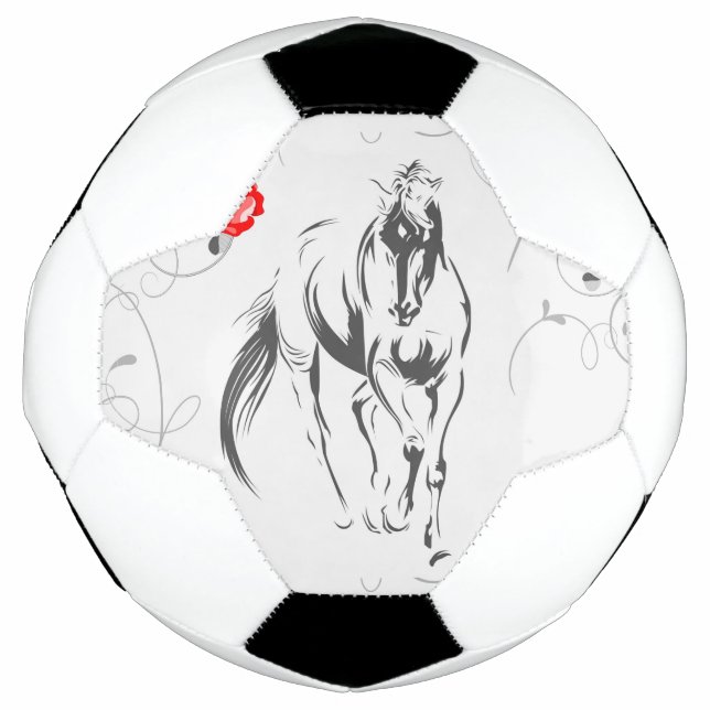 Bola de Futebol do Cavalo Barroco (Frente)