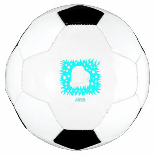 Bola de Futebol do Coração da Neve de inverno