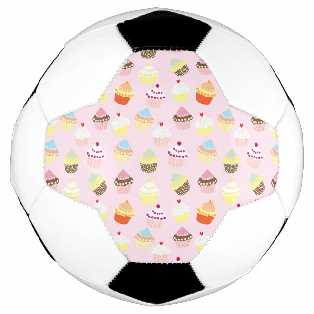 Bola de futebol do cupcake (Frente)