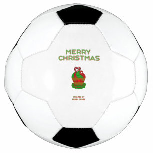 Bola de Futebol do Cupcake de Natal