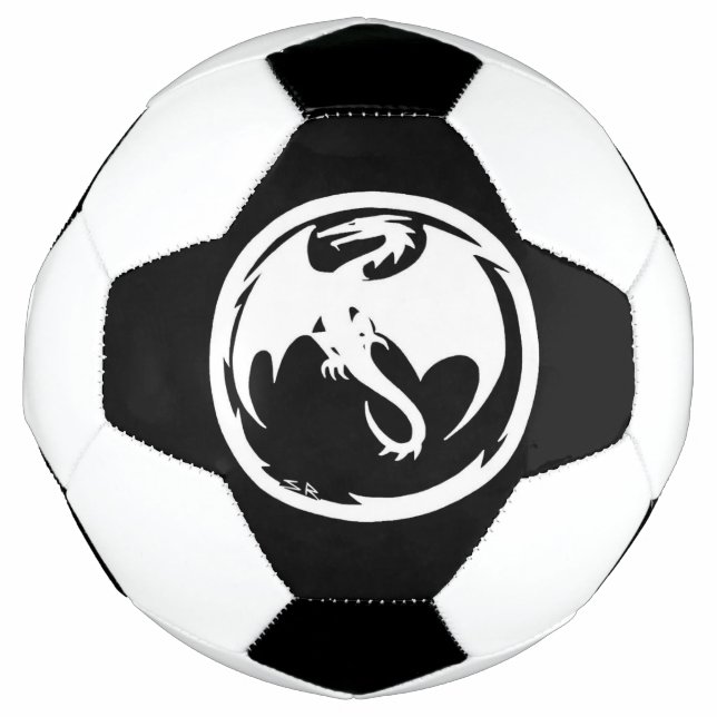 Bola de futebol do Dragão Branco (Frente)
