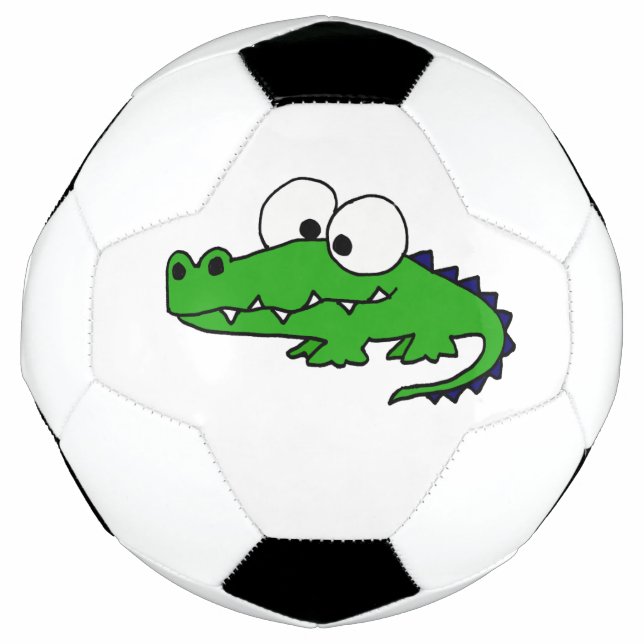 Bola de Futebol do Funny Alligator (Frente)