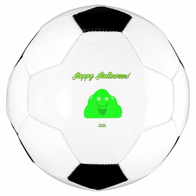 Bola De Futebol Do Halloween Blob (Frente)