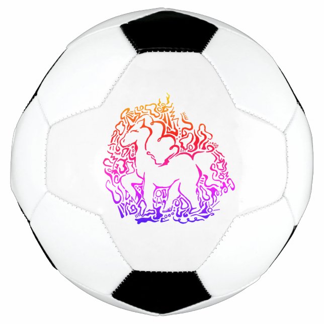 Bola de Futebol do Unicorn (Frente)