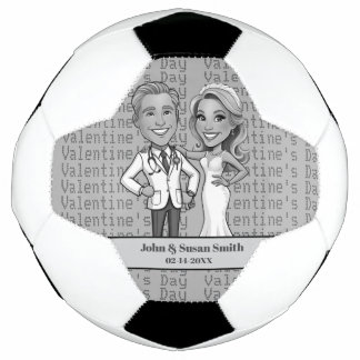 Bola De Futebol doctor love CARTOON COUPLE grey