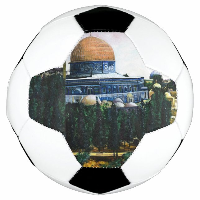 Bola De Futebol Domo da Rocha, Jerusalém (Frente)