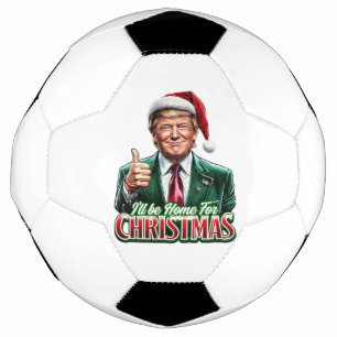 Bola De Futebol Donald Trump Natal Papai Noel Dói