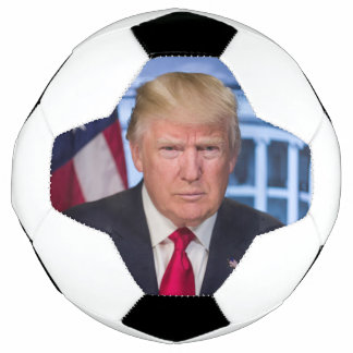 Bola De Futebol Donald Trump Retrato Presidencial Oficial