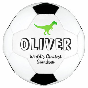 Bola De Futebol Dossauro verde dinossauro personalizado presente d