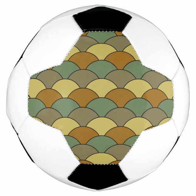 Bola De Futebol Dragon Scales, Fans, Waves, Seigaiha, Camouflage (Frente)