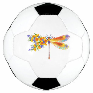 Bola De Futebol Dragonfly Amarelo