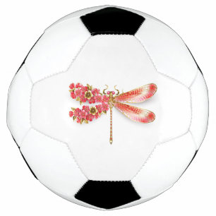 Bola De Futebol Dragonfly com joalheria sakura