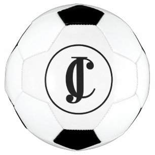 Bola De Futebol Duas Iniciais Monogramas