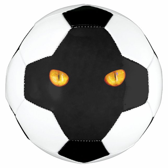 Bola De Futebol Duro de olhos de gato Bombaim Ouro (Frente)