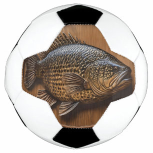 Bola De Futebol Ecos do rio: Impressão de madeira de Murray Cod,