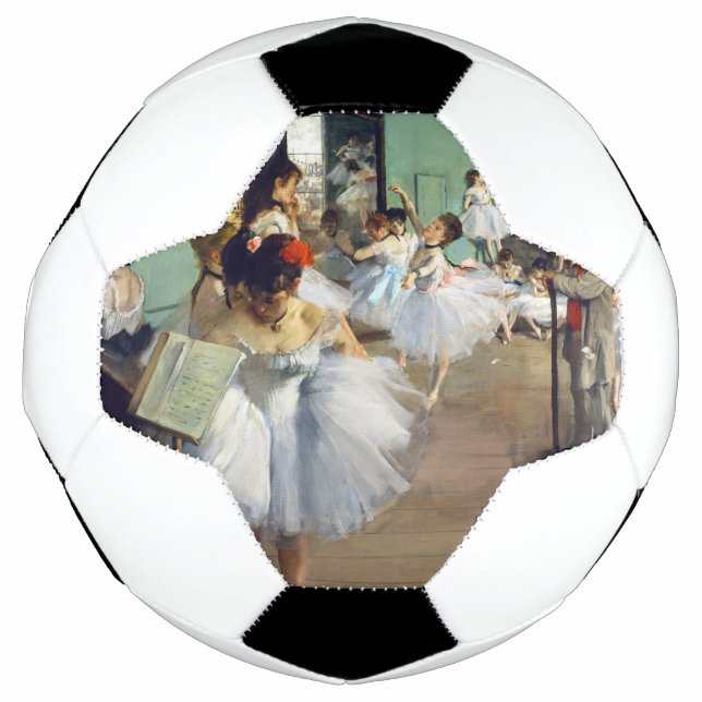 Bola De Futebol Edgar Degas - A Classe da Dança (Frente)