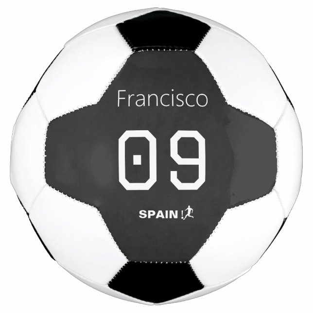 Bola De Futebol Edição Monocromática Profissional de Futebol Atlet (Frente)