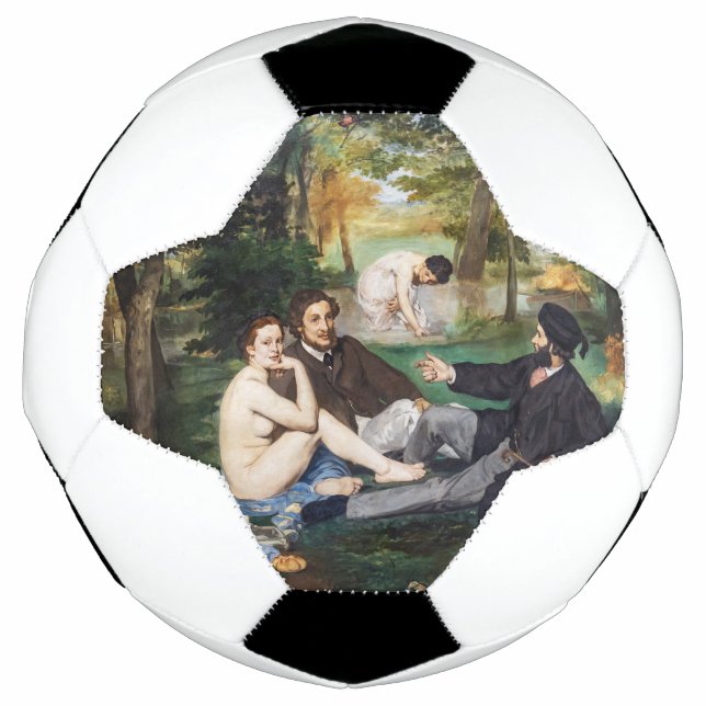 Bola De Futebol Edouard Manet - Almoço na Relva (Frente)