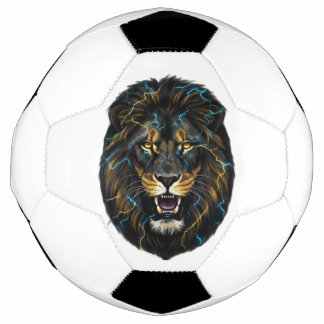 Bola De Futebol Electric Thunder Lion Soccer Ball