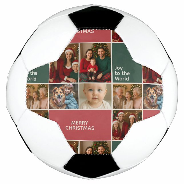 Bola De Futebol elegance mom dad baby Christmas (Frente)
